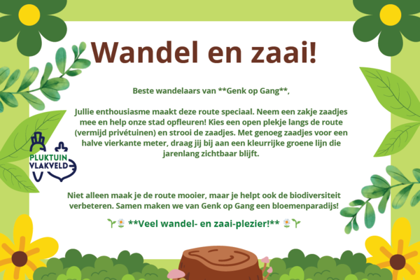 wandel en zaai!